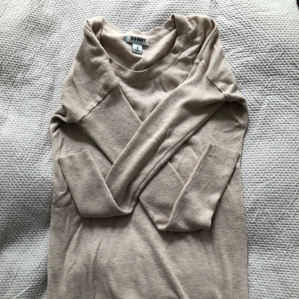 Cream long sweater